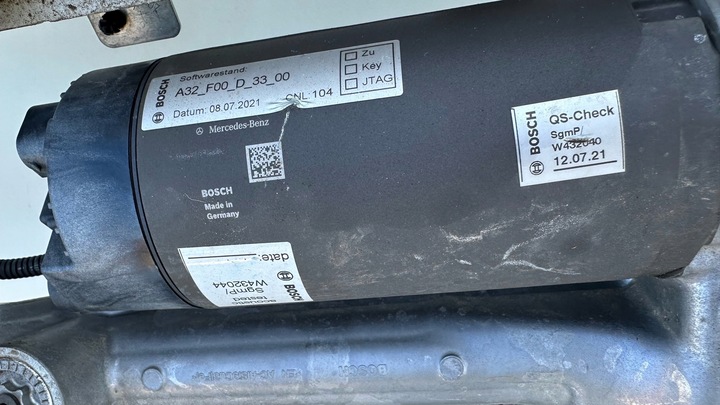 фото №9, Mercedes s класс 223 w223 актуатор трансмиссия задней osi поворотной 4matic