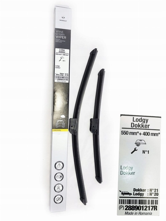 фото №1, Лист ресори двірник dacia lodgy доккер 288901217r оригінал листова ресора