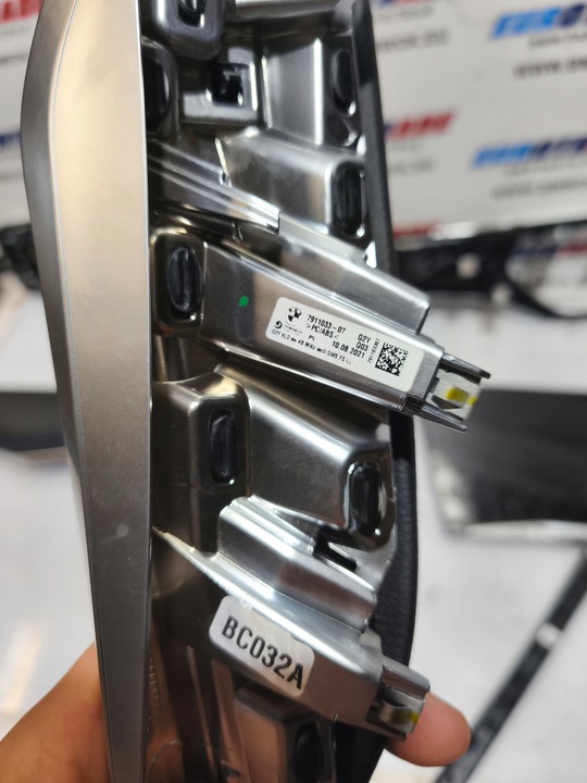 фото №14, Bmw g42 планка планки декоративний консолі тунелю двері pianoblack