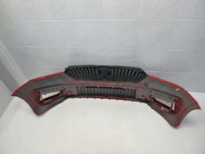 фото №11, Skoda fabia iv 4 бампер перед решётка радиатора переднее радар