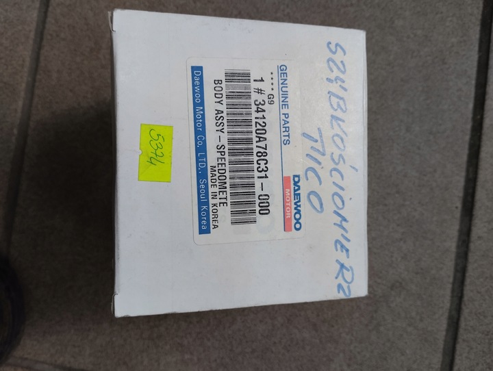 фото №6, Szybkościomierz спідометр daewoo tico 34120a78c31-000