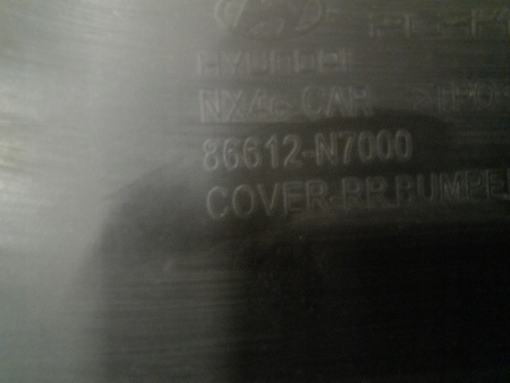 фото №10, Hyundai tucson 4 iv suv 20- бампер накладка зад задній 86612-n7000