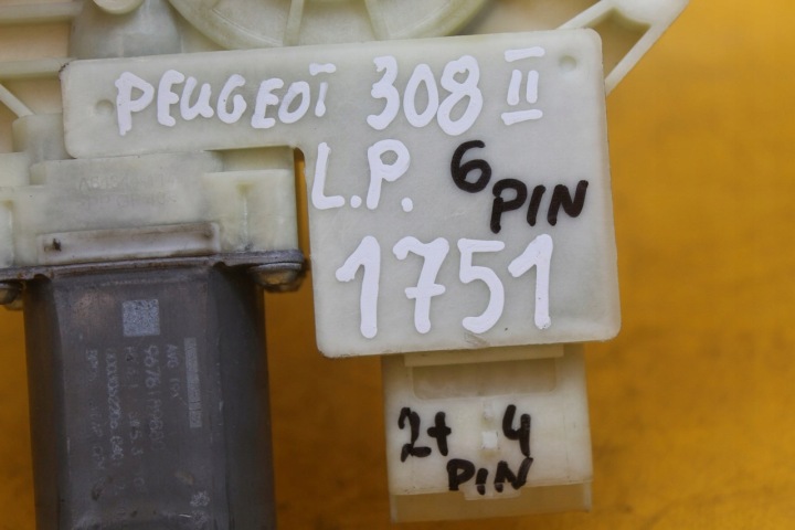 фото №11, Двигунчик скла ліві перед peugeot 308 ii 9677734880