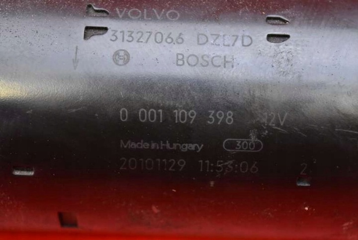 фото №6, Стартер тест d5244t10 31327066 volvo xc70 2 ii 2.4 d5 205 km 07-13