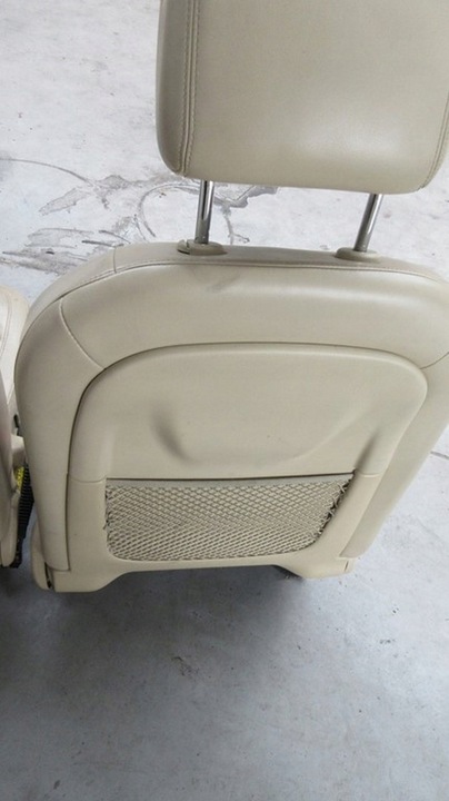 фото №13, Jaguar xf x250 сиденья левый переднее перед диван правые бежевый кожа комплект