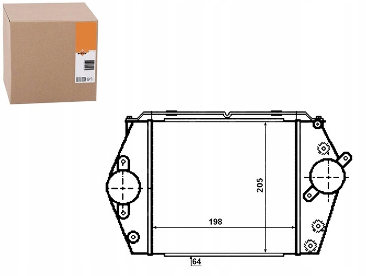 фото №1, Nrf інтеркулер mazda 6 2,0di 02-