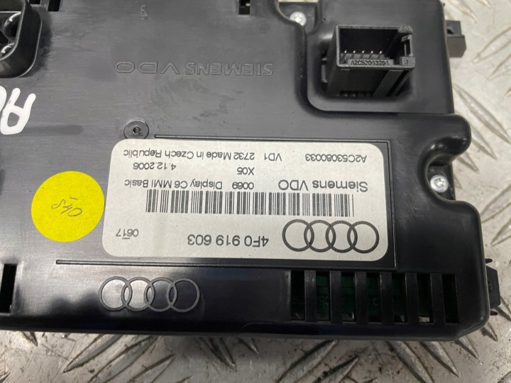 фото №5, Дисплей 4f0919603 audi a6 c6 04-11
