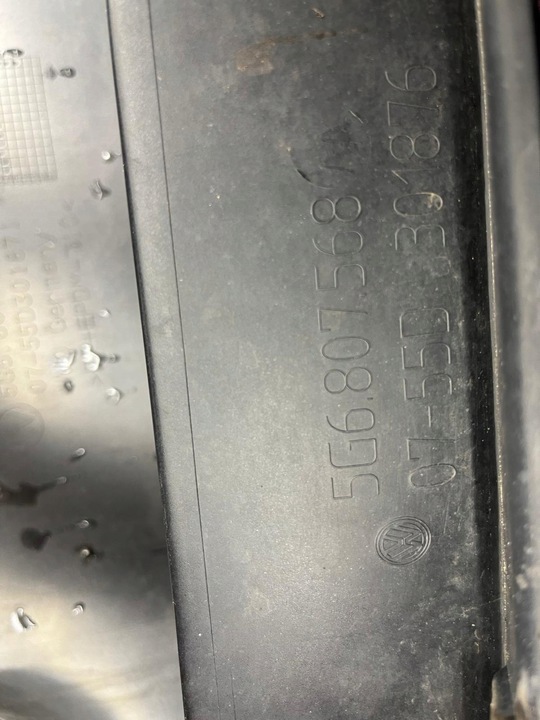 фото №9, Vw golf 7 vii r r-line 7 5g6807421e бампер зад задний диффузор спойлер