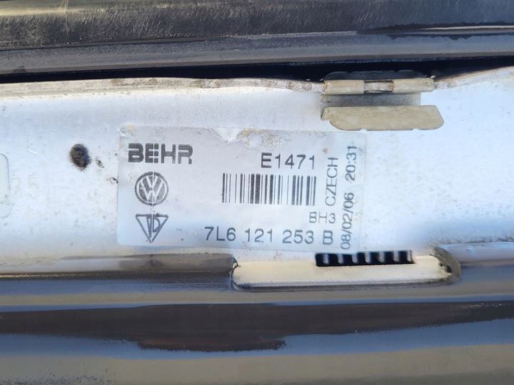 фото №12, Pas переднее радиаторов комплект audi q7 4l 3.0 tdi 2006r ly7w