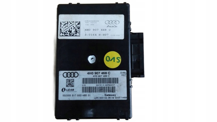 фото №1, Модуль шлюз 4h0907468c audi a8 s8 d4