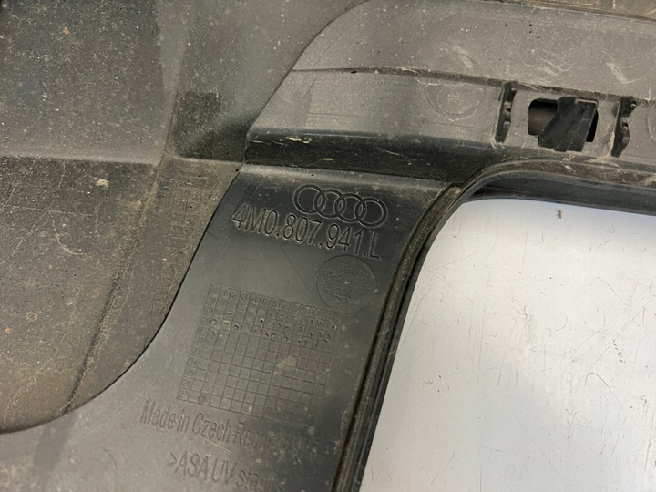 фото №7, Audi q7 ii s-line рестайлинг 4m накладка бампера заднего диффузор спойлер 19-24