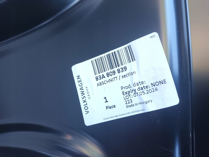 фото №6, Audi q3 ii 83a порог стойка левый обшивка