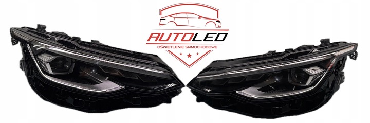 фото №1, Vw golf 8 рестайлинг лампы перед полный led серебристый идеальные 5h1941035n 5h1941036n