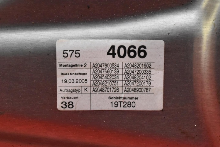 фото №4, Склопідйомник  ліві перед eu a2047660139 mercedes c-klasa w204 07-12