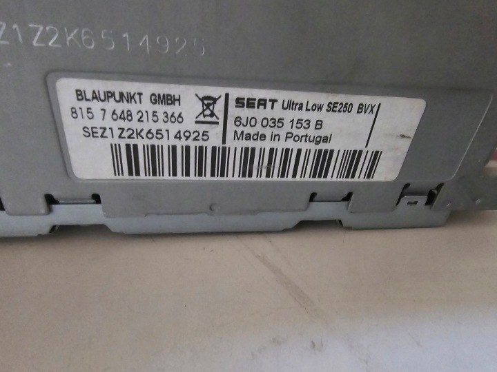 фото №7, Магнитола cd seat ibiza iv 6j0035153b