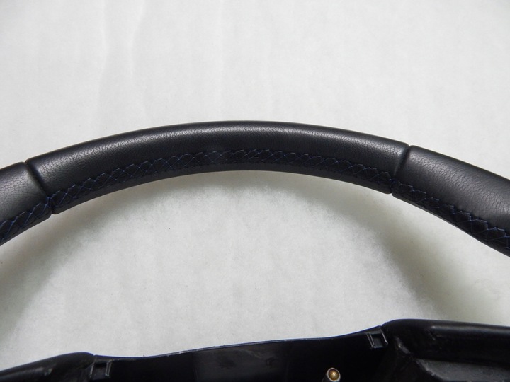 фото №8, Hyundai tucson iii - кермо шкіра оригінал синя nić