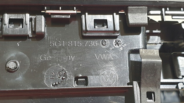 фото №9, Рамка навігації решітка повітропровід golf vii 5g1819728 5g1819743f оригінал new