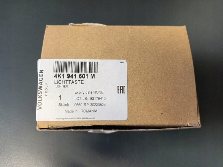 фото №5, Модуль кнопок света audi оригинальный номер 4k1941501m