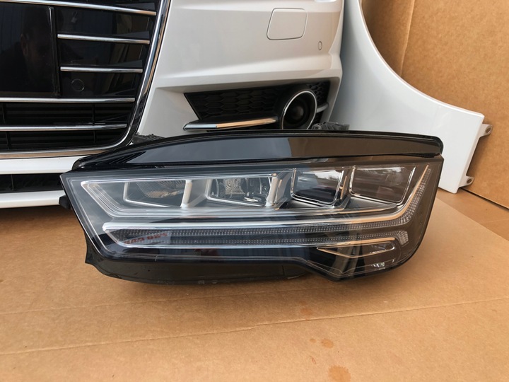 фото №16, Перед комплектний audi a7 c7 4g рестайлінг 3,0 tfsi s-line ls9r повний led 50km