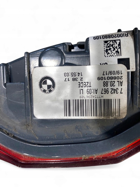 фото №12, Bmw 7 g11 g12 2017 левая сторона лампы задней крышки багажника