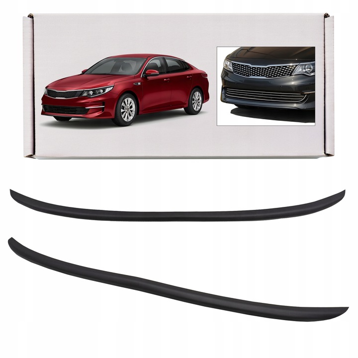 фото №1, Kia optima iv jf 2015-2018 спойлер накладка передней бампера 86591d4000