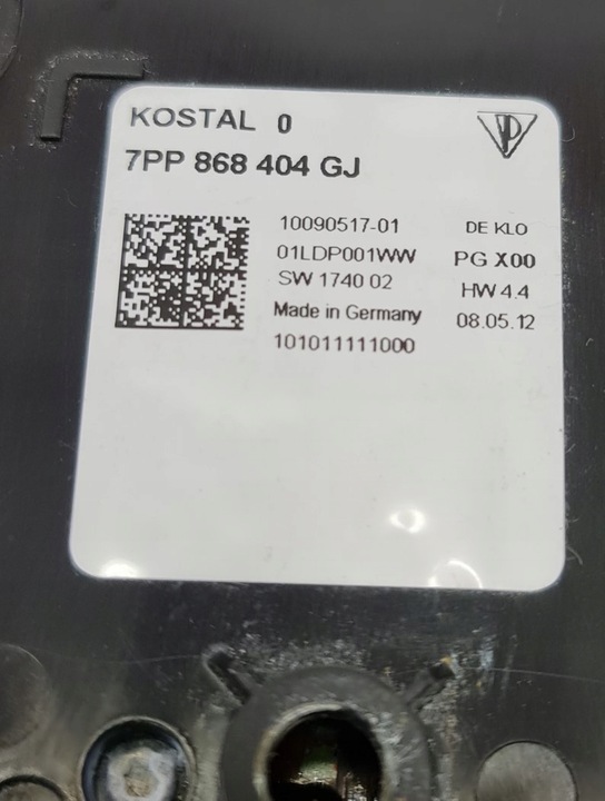 фото №7, Лампа освітлення кабіни панель porsche cayenne ii