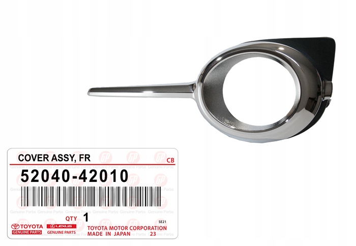 фото №1, Toyota rav4 iii 10-12 рамка решітка галоген перед ліва 5204042010 оригінал