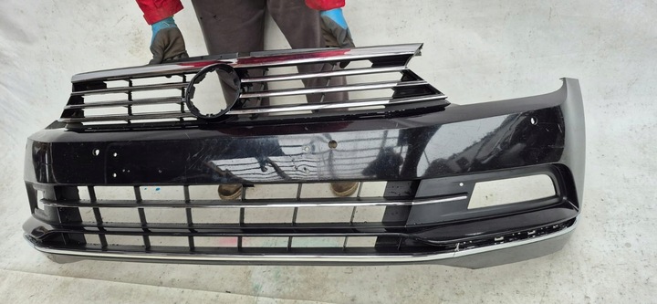 фото №9, Vw passat b8 3g0 highline 14- бампер перед переднее pdc 3g0807221a