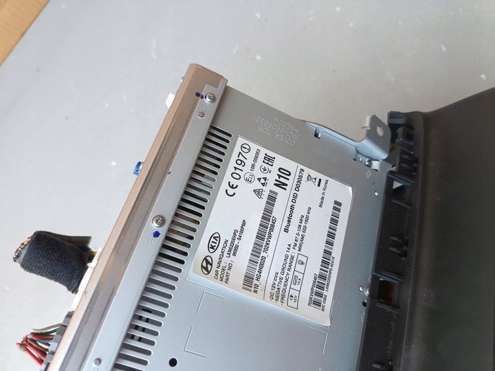 фото №5, Hyundai i30 iii 17 радио навигация навигация экран 96550-g4100 карта 96554-g4000