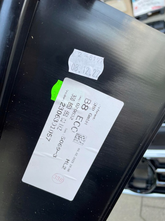 фото №7, Vw passat b8 рестайлинг решётка радиатора решётка хром 3g0853651dj dh de