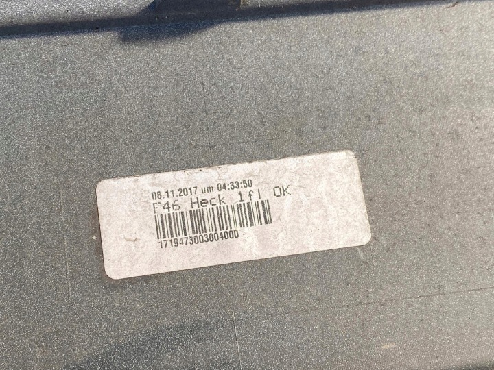 фото №6, Bmw seria 2 f46 задній бампер 51127477982