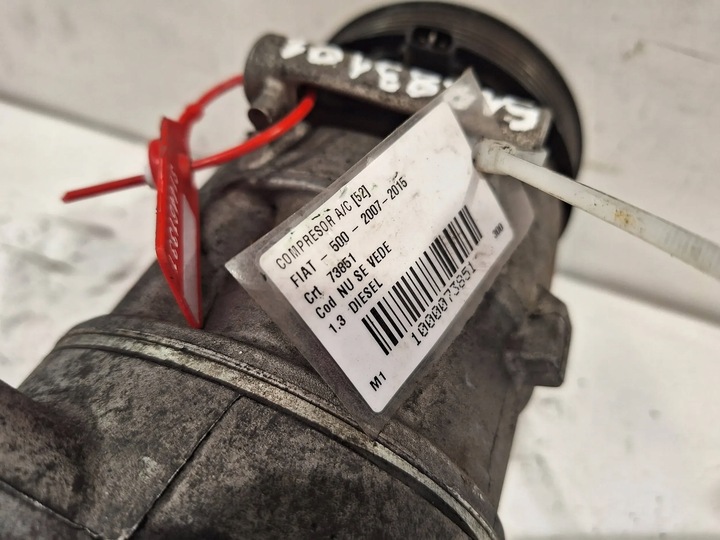 фото №5, Компресор кондиціонера 51883101 fiat 500l 1.3 mjet 13-