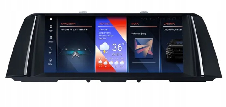 фото №1, Екран радіо андроїд 14 8gb ram bmw f10 f11 систем cic snapdragon 665