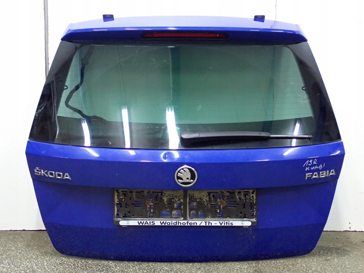 фото №1, Крышка багажника комплектная оригинал европа skoda fabia iii универсал 19r