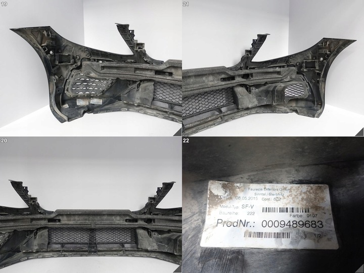 фото №11, Mercedes s-klasa s63 63 s65 65 w222 amg 13-17 бампер перед комплектний 6xpdc
