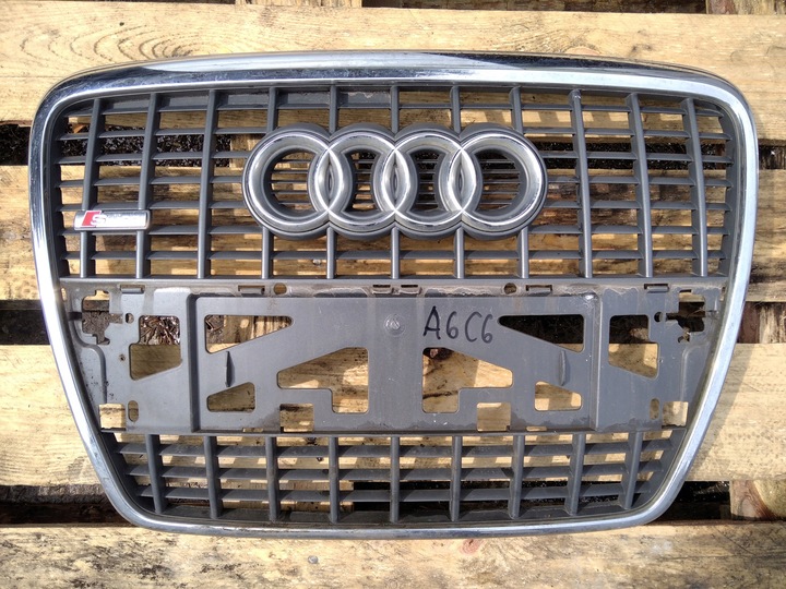 фото №1, Решётка радиатора защита радиатор решётка audi a6 c6 sline