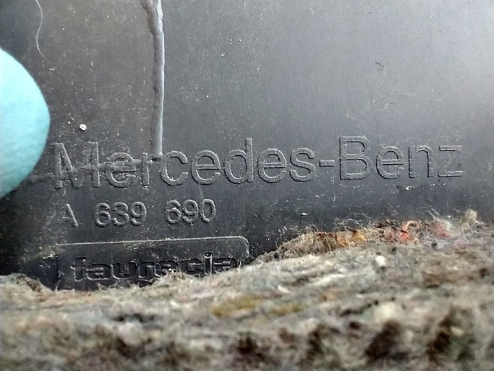 фото №14, Mercedes vito w639 карта багажника права зад заднее карта a639690