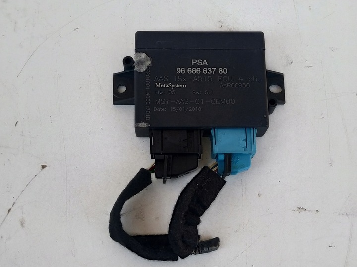 фото №1, Citroen peugeot модуль pdc 9666663780