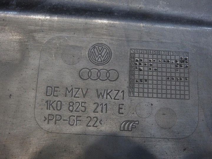 фото №8, Плита захист шасі ліва audi a3 8pa 1.9 tdi 1k0825211e