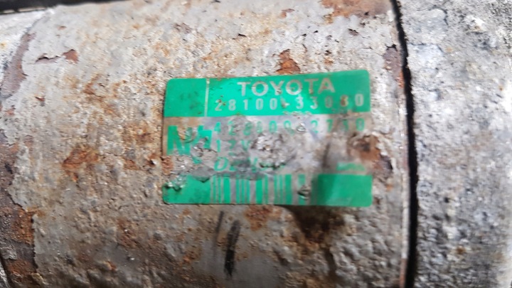 фото №3, Toyota corolla auris 07-09 1.4 d4d стартер