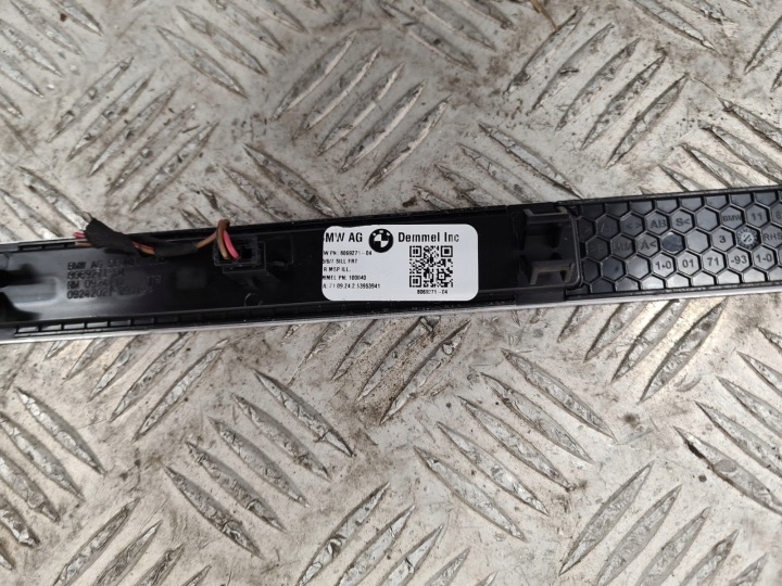 фото №7, Bmw x7 g07 планки накладки порогові м-пакет led kpl 8072243 8072244 8069271