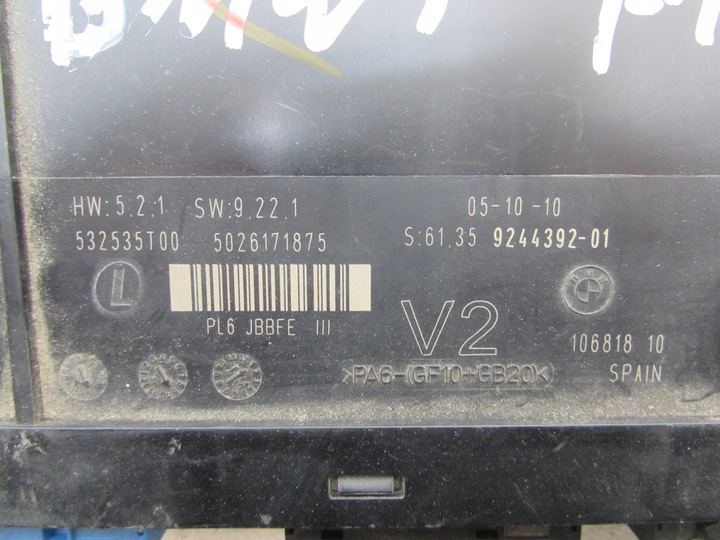 фото №7, Модуль блок керування комфорту bmw 5 f10 f11 pl6 jbbfe iii v2 9244392 61359244392