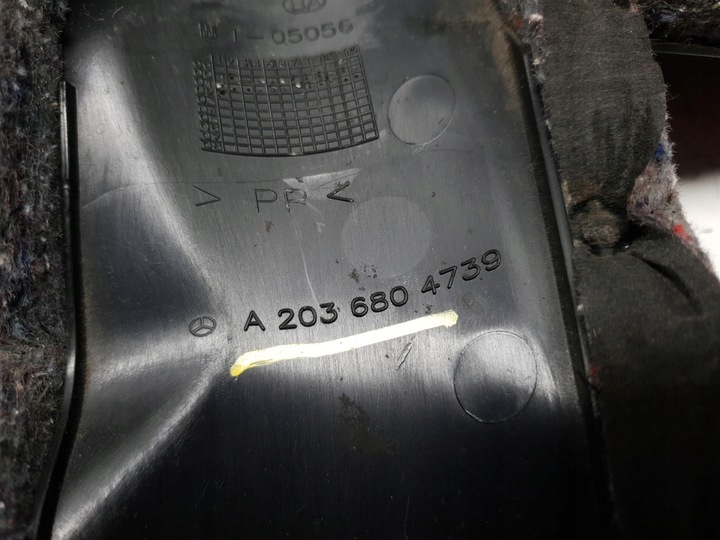 фото №6, Захист панелі консолі mercedes-benz c w203