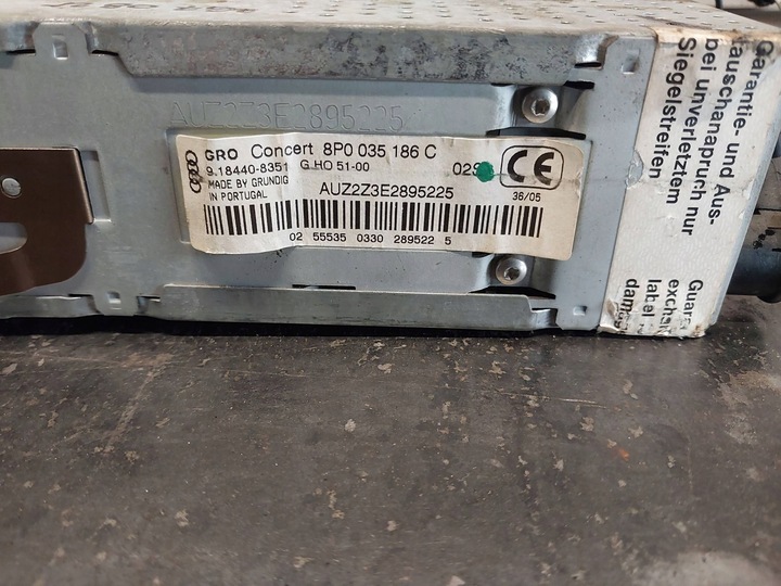 фото №9, Радиопроигрыватель audi a3 8p 8p0035186c