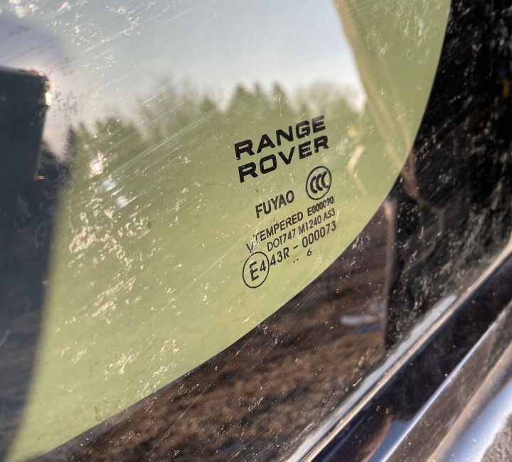 фото №7, Четверть правая зад стекло крыло range rover vogue l405 santorini чёрный