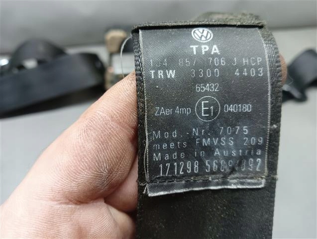 фото №9, Vw bora подушки подушка безпеки ремені 3b0880201ae