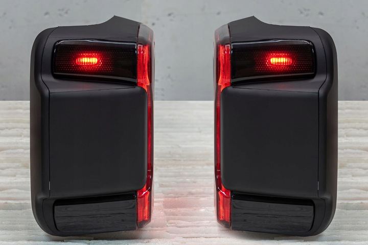 фото №9, Jeep wrangler jl 2018+ лампы задние led версия eu тонированное