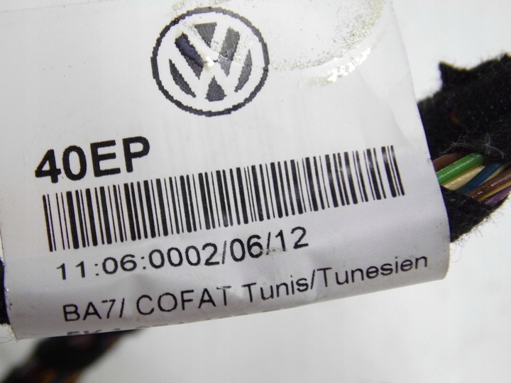 фото №8, Джгут двері 5k4971120ep vw golf vi 5 двері 2012r. ліва передня європа