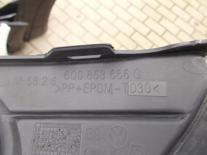 фото №13, Галоген протитуманні фари протитуманні лівий праві решітка vw polo 9n рестайлінг 05-09r