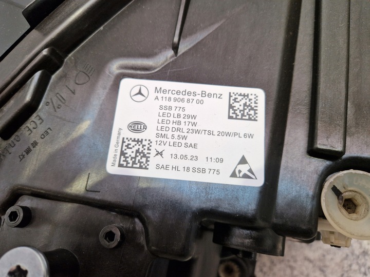 фото №13, Mercedes cla w118 c118 x118 usa лампи передні led high performance